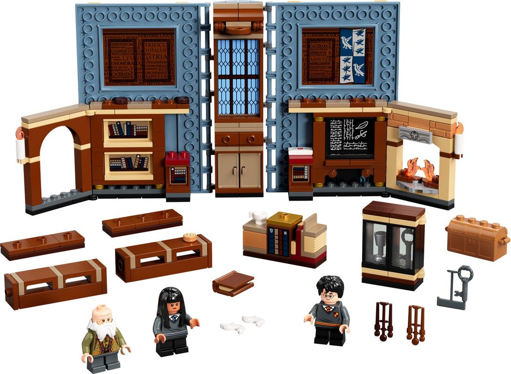 LEGO® Harry Potter™ Lezione di incantesimi a Hogwarts™ componenti