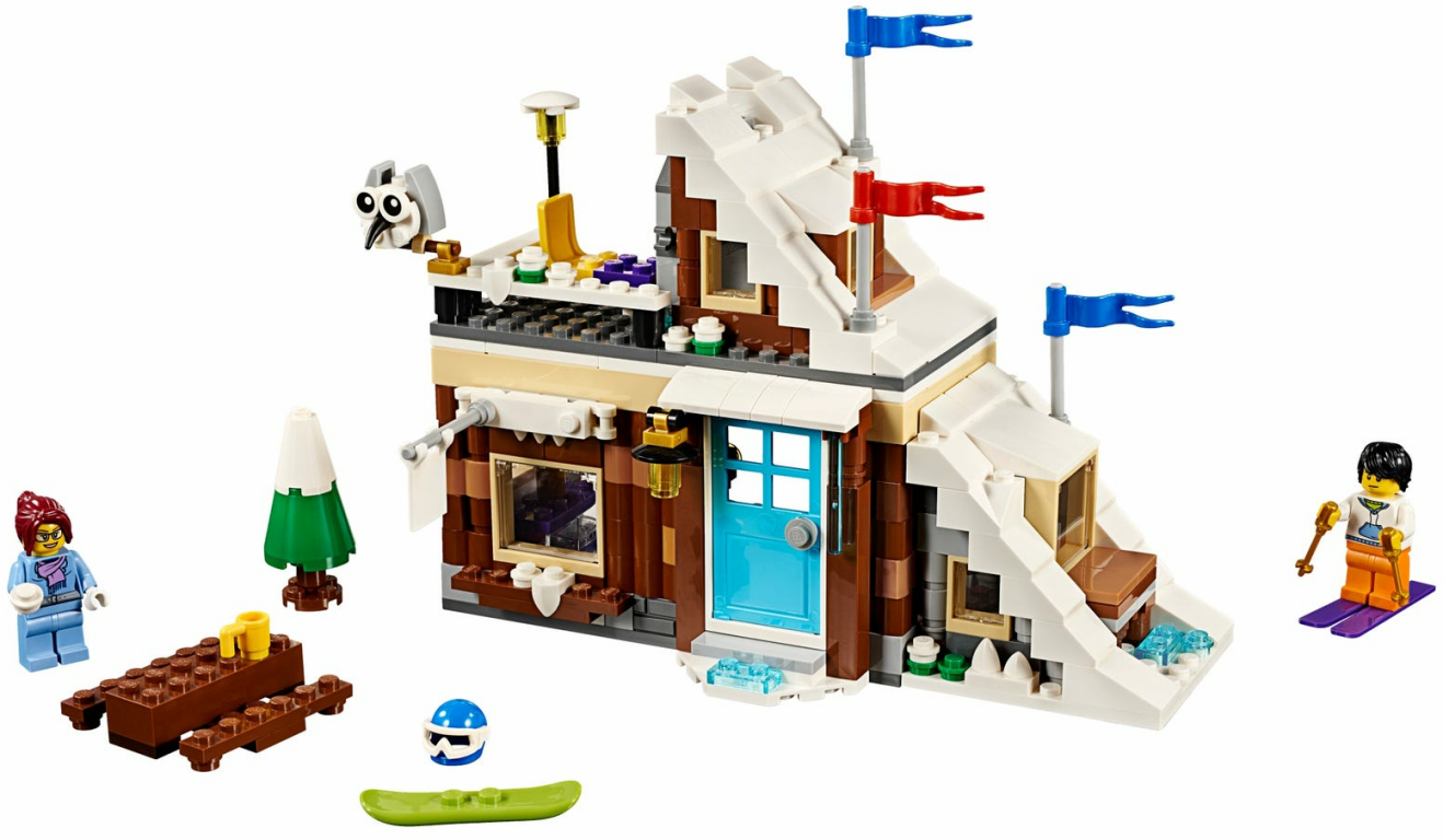 LEGO® Creator Modulaire Wintervakantie componenten
