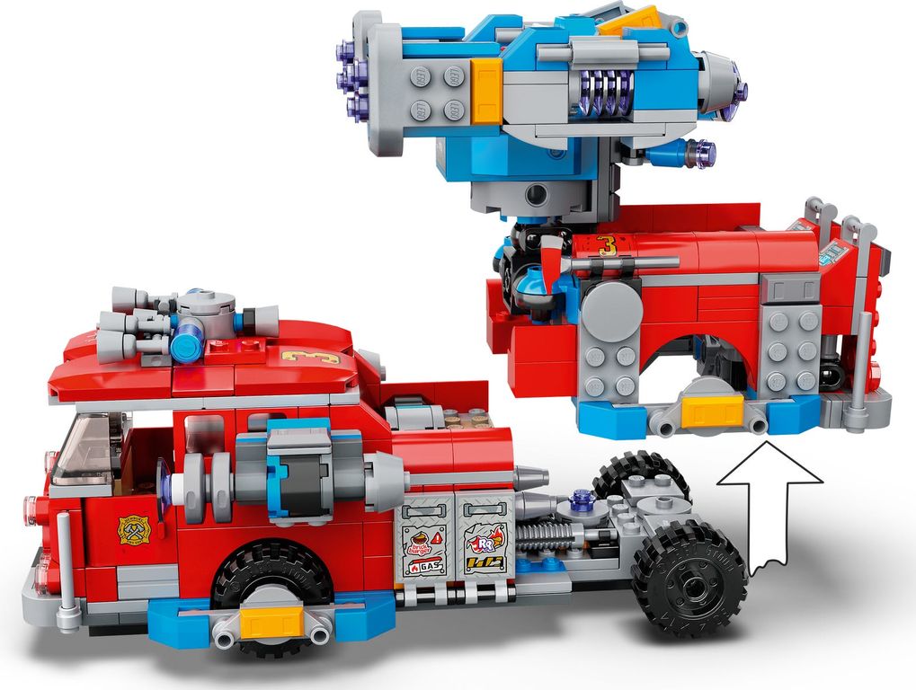 LEGO® Hidden Side Le camion de pompiers Phantom 3000 composants