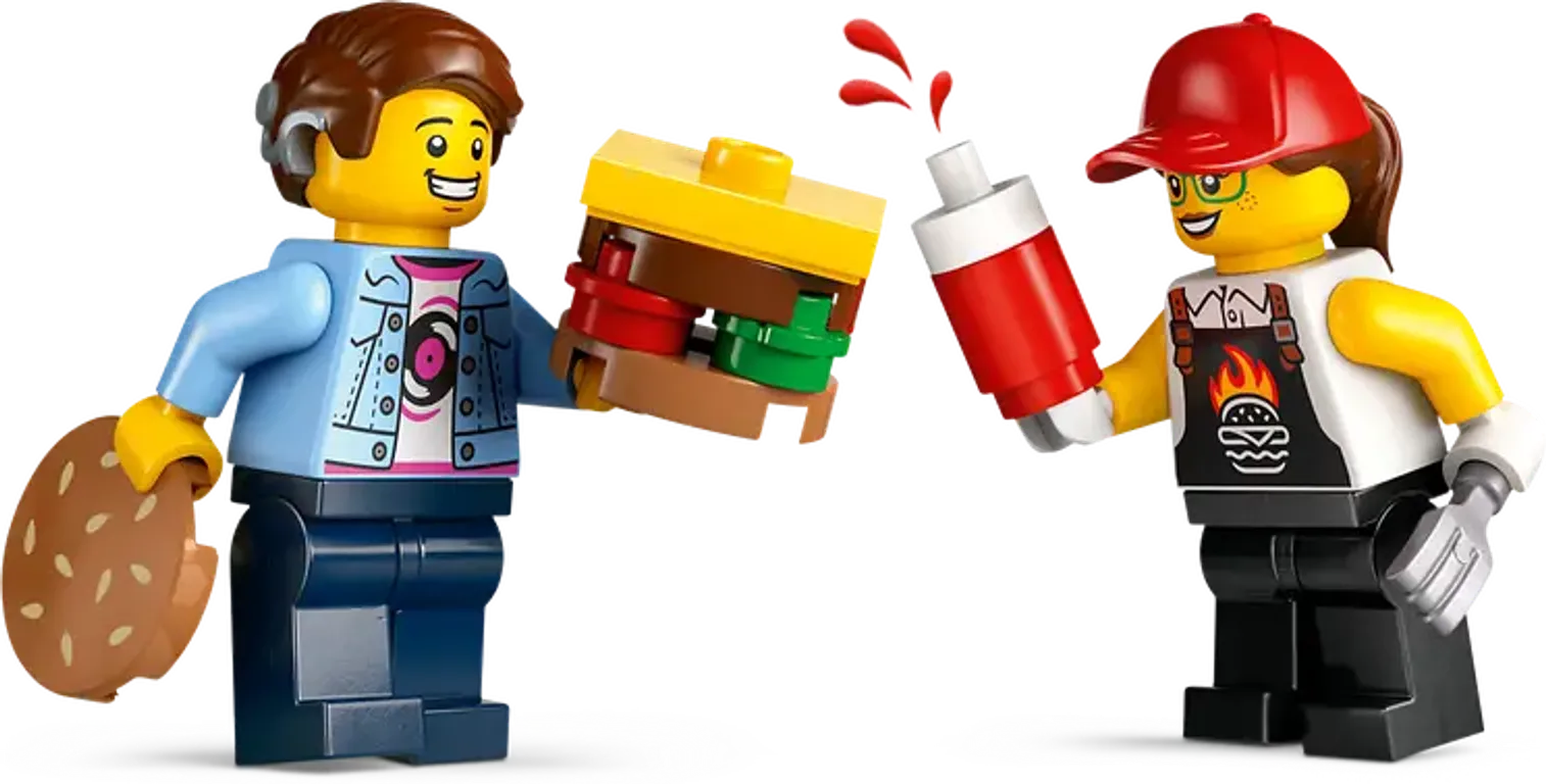 LEGO® City Burger Truck minifigures