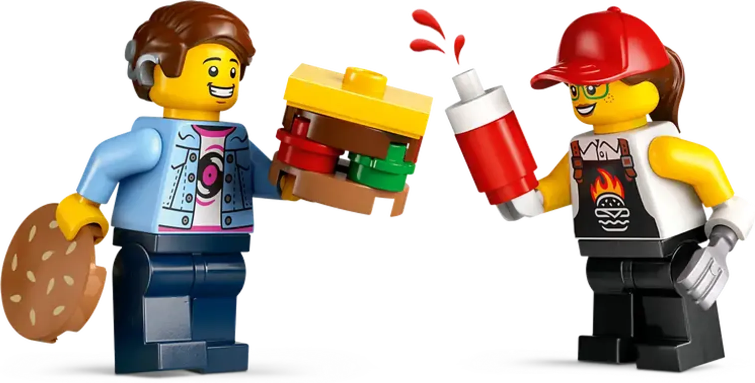 LEGO® City Burger-Truck minifiguren