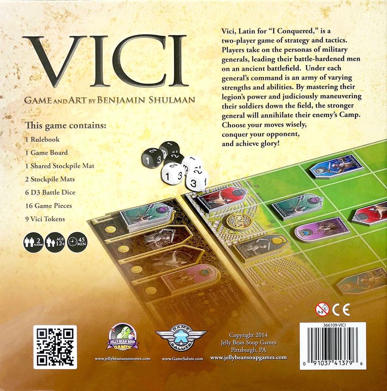 Vici rückseite der box
