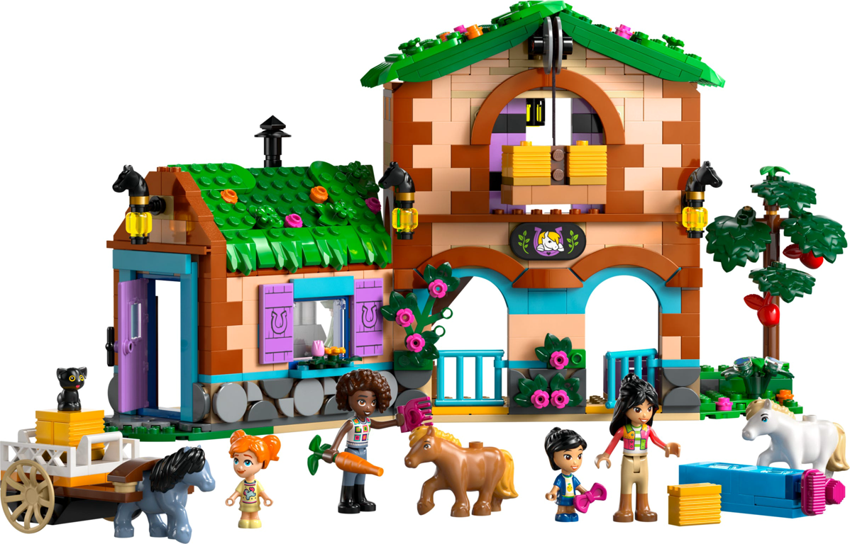 LEGO® Friends Pony Ranch & Stable components