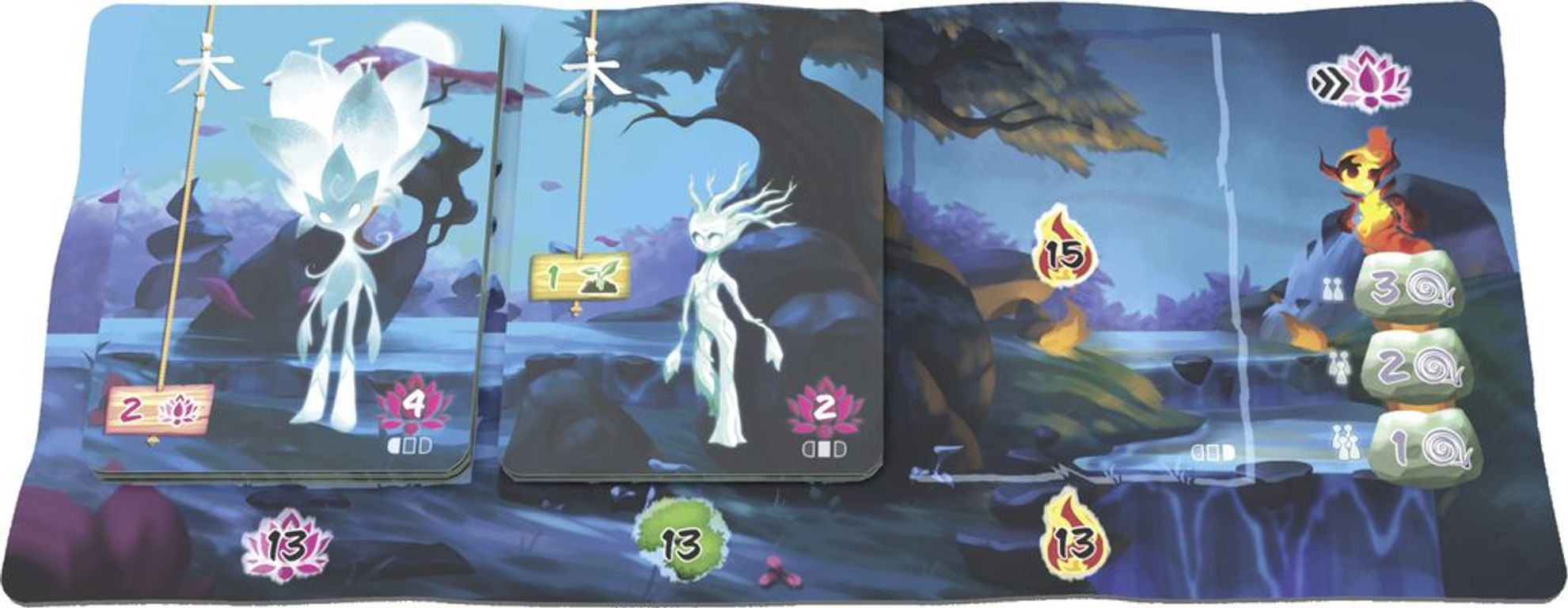 Living Forest: Kodama game board