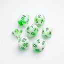 Toxic Stones RPG Dice Set components