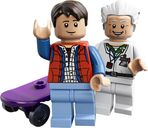 LEGO® Ideas The DeLorean Time Machine figurines