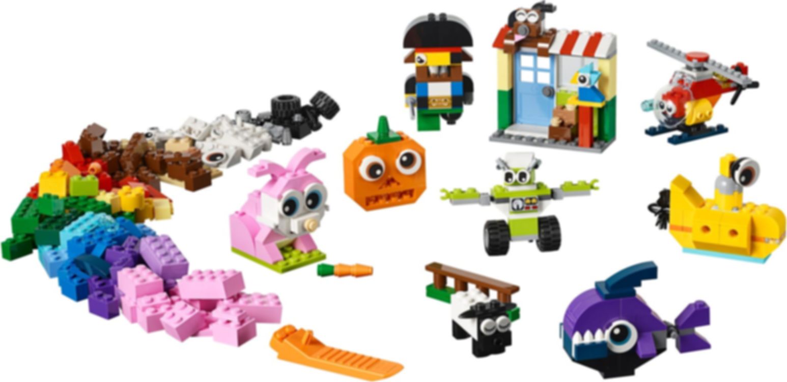 LEGO® Classic Bricks and Eyes components