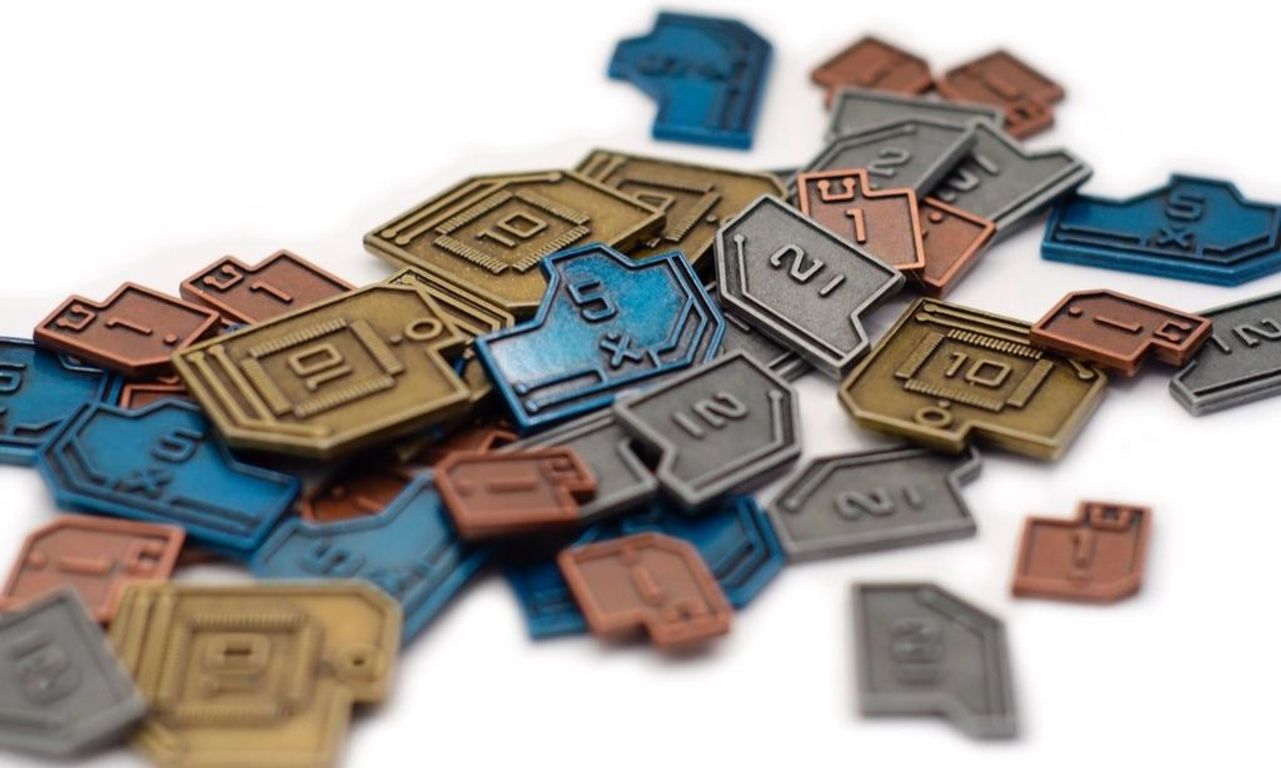Vantage: Metal Coins components