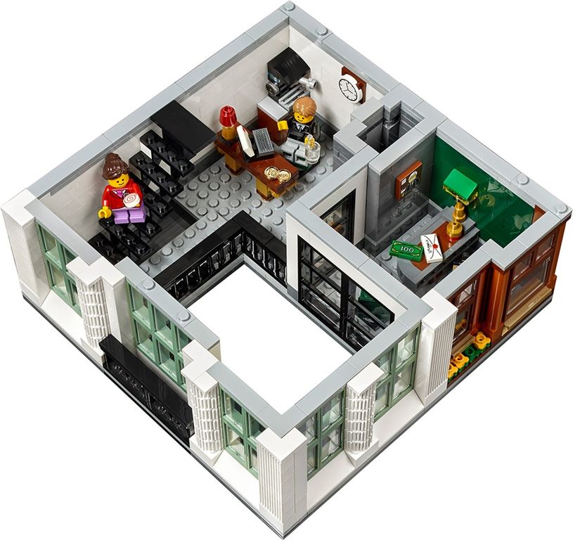 LEGO® Icons Brick Bank interior