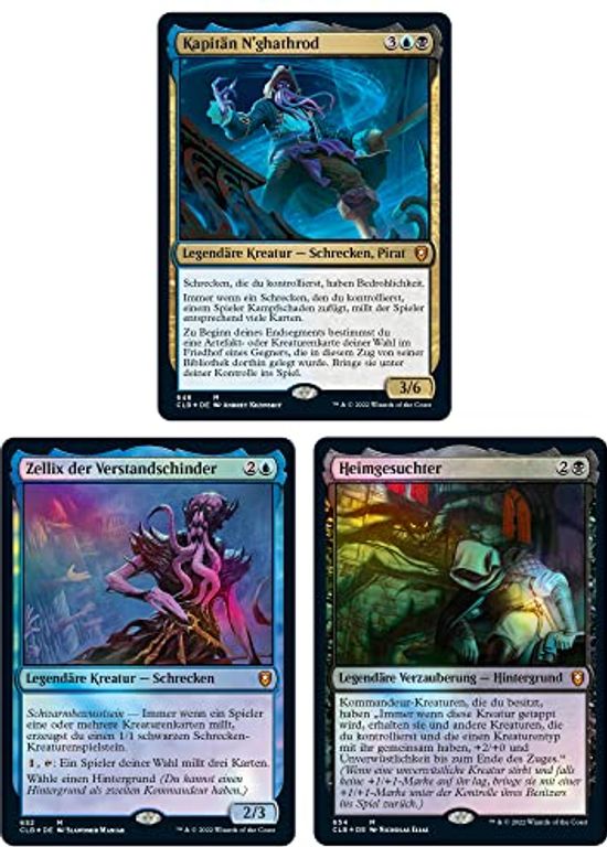 Magic The Gathering - Commander Legends: Battle for Baldur's Gate Commander Deck - Gedanken-Schinderrr karten