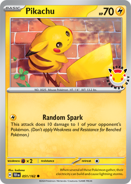 Pokémon TCG: Pokémon Day 2026 Collection Pikachu card