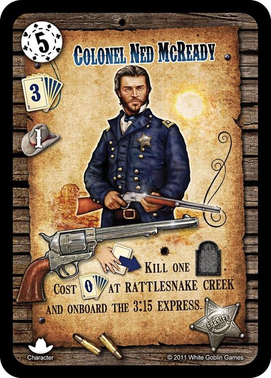 Revolver Colonel Ned McReady carta