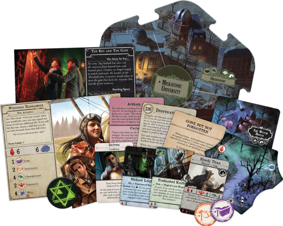 Arkham Horror (Terza Edizione): I Segreti dell'Ordine carte