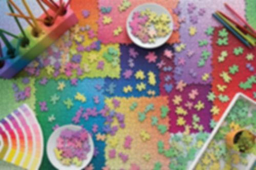 Puzzles colorés