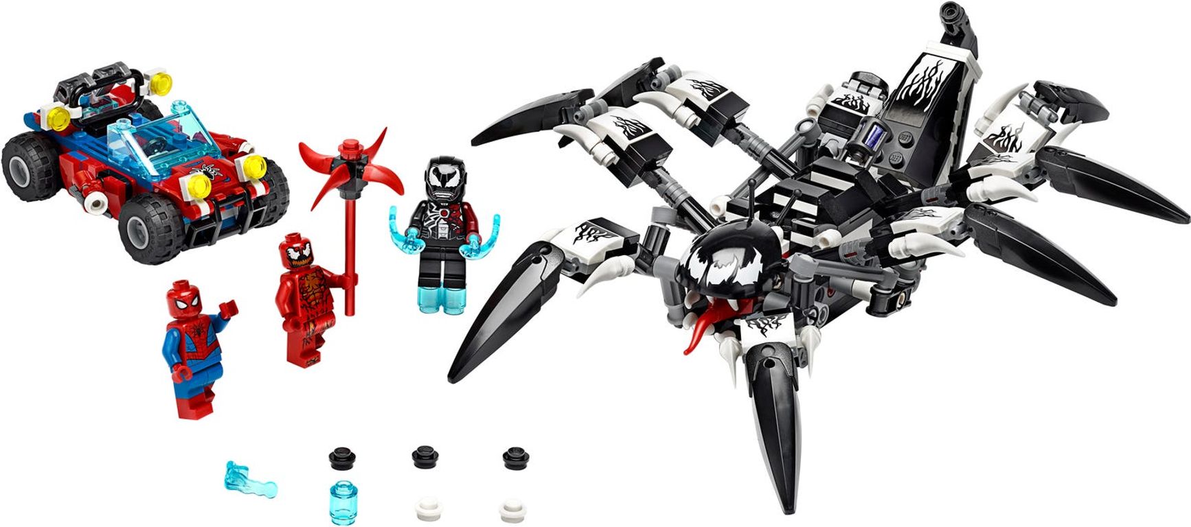 LEGO® Marvel Le véhicule araignée de Venom composants