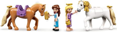 LEGO® Disney Les écuries royales de Belle et Raiponce figurines