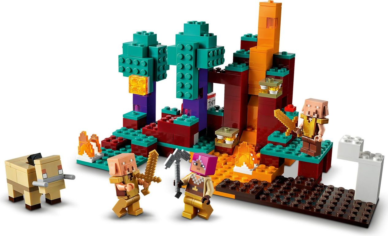 LEGO® Minecraft Het verwrongen bos componenten