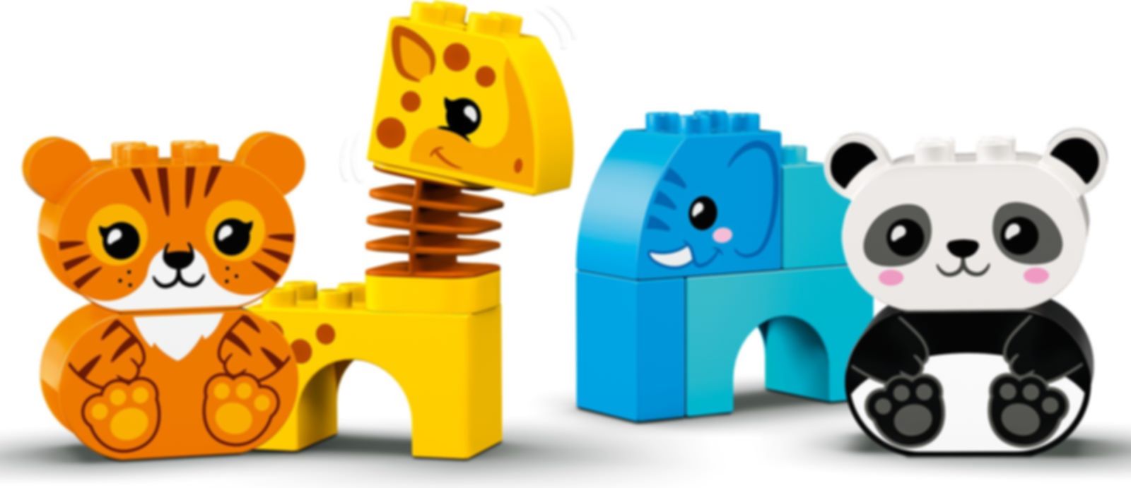 LEGO® DUPLO® Le train des animaux composants