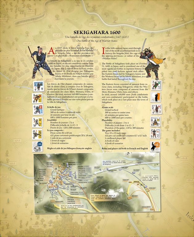 Sekigahara 1600 rückseite der box