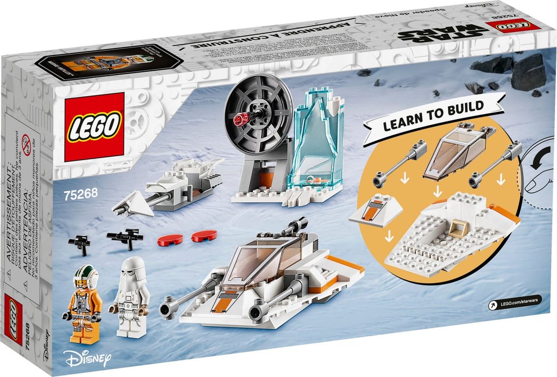 LEGO® Star Wars Snowspeeder™ rückseite der box