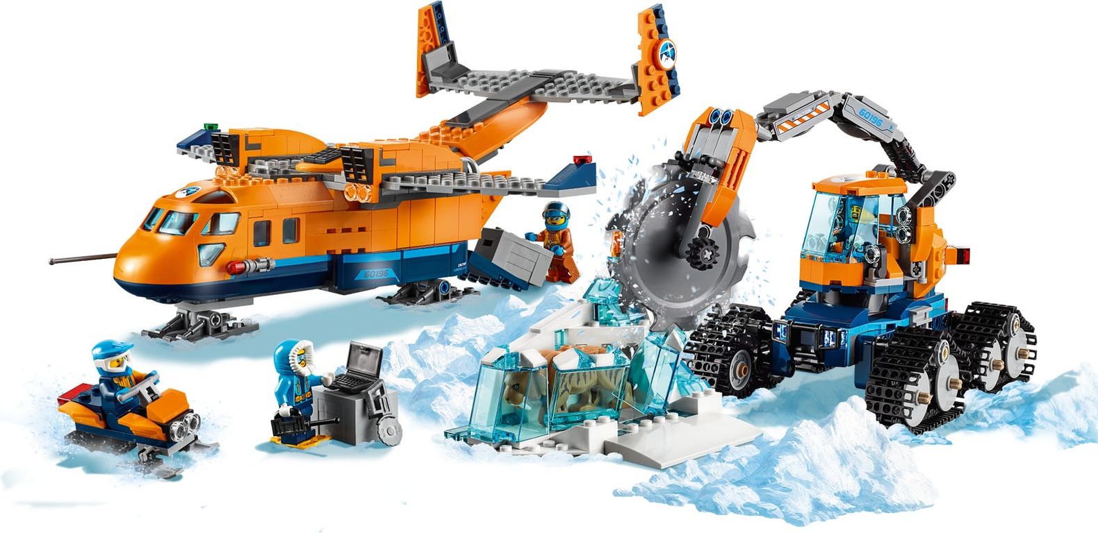 LEGO® City Arktis-Versorgungsflugzeug spielablauf