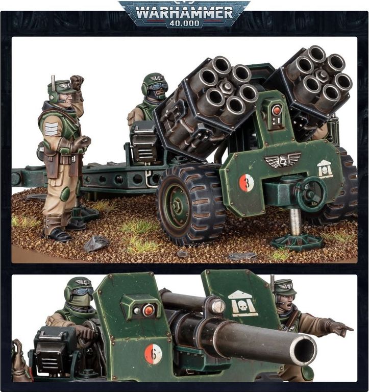 Warhammer 40,000 - Astra Militarum: Field Ordnance Battery miniaturas