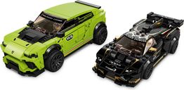 LEGO® Speed Champions Lamborghini Urus ST-X & Lamborghini Huracán Super Trofeo EVO partes