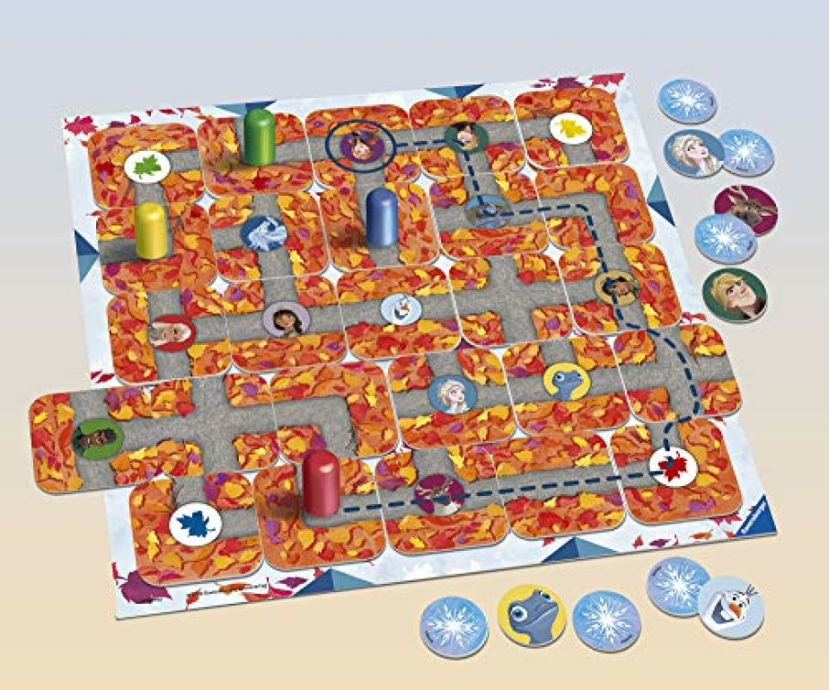 Frozen 2 Junior Labyrinth components