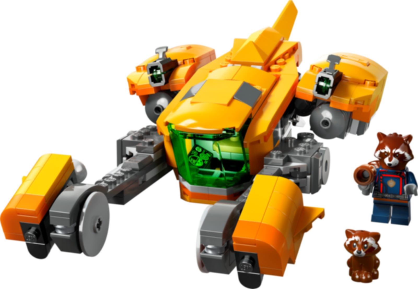 LEGO® Marvel Astronave di Baby Rocket componenti