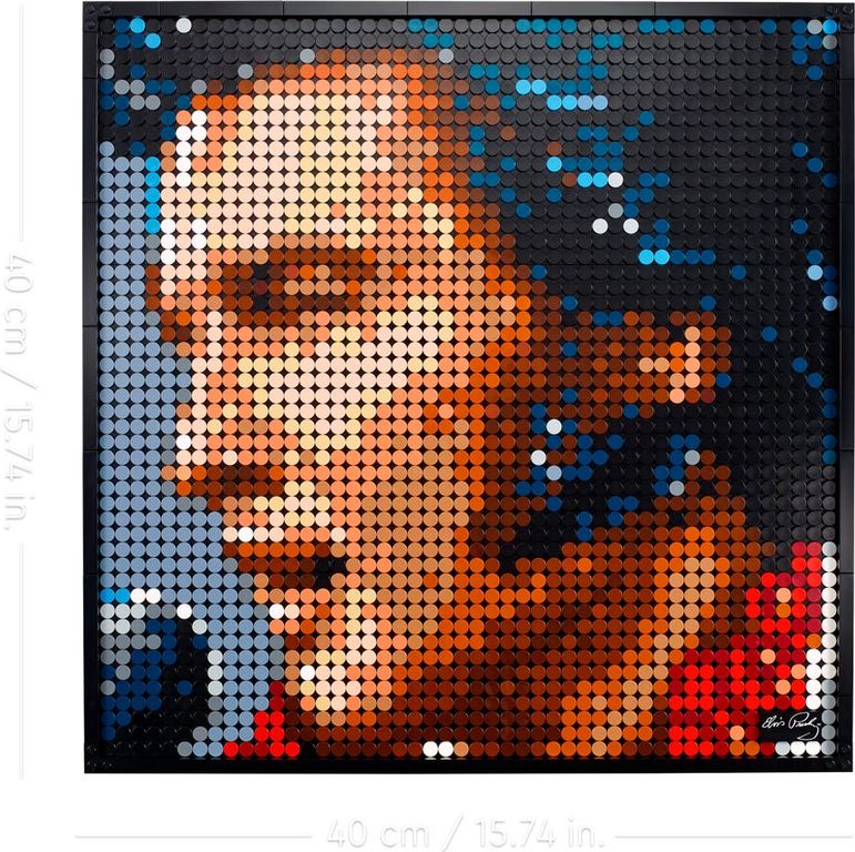 LEGO® Art Elvis Presley, il Re del Rock and Roll