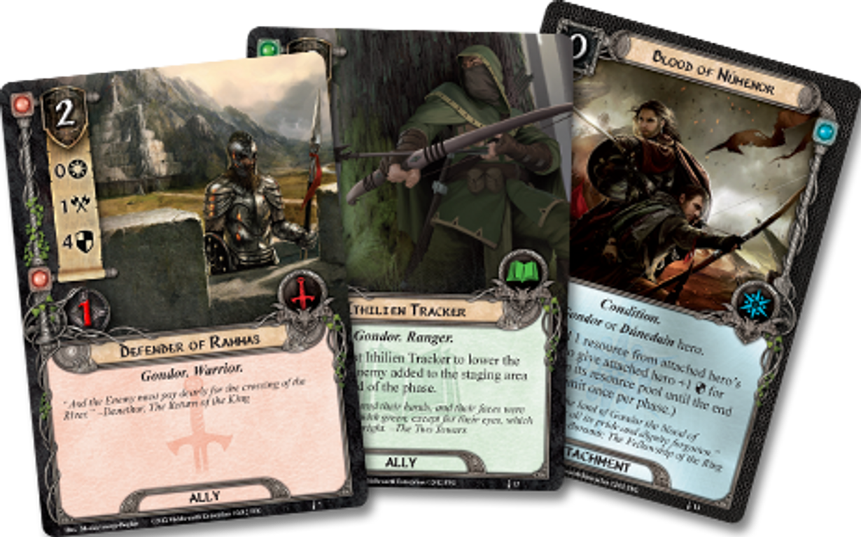 The Lord of the Rings: The Card Game - Heirs of Númenor cards