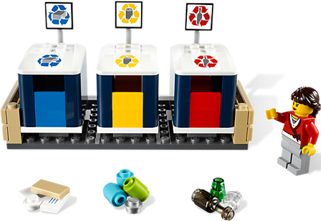 LEGO® City Recycling Truck components