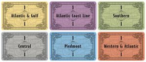 Southern Rails cartes