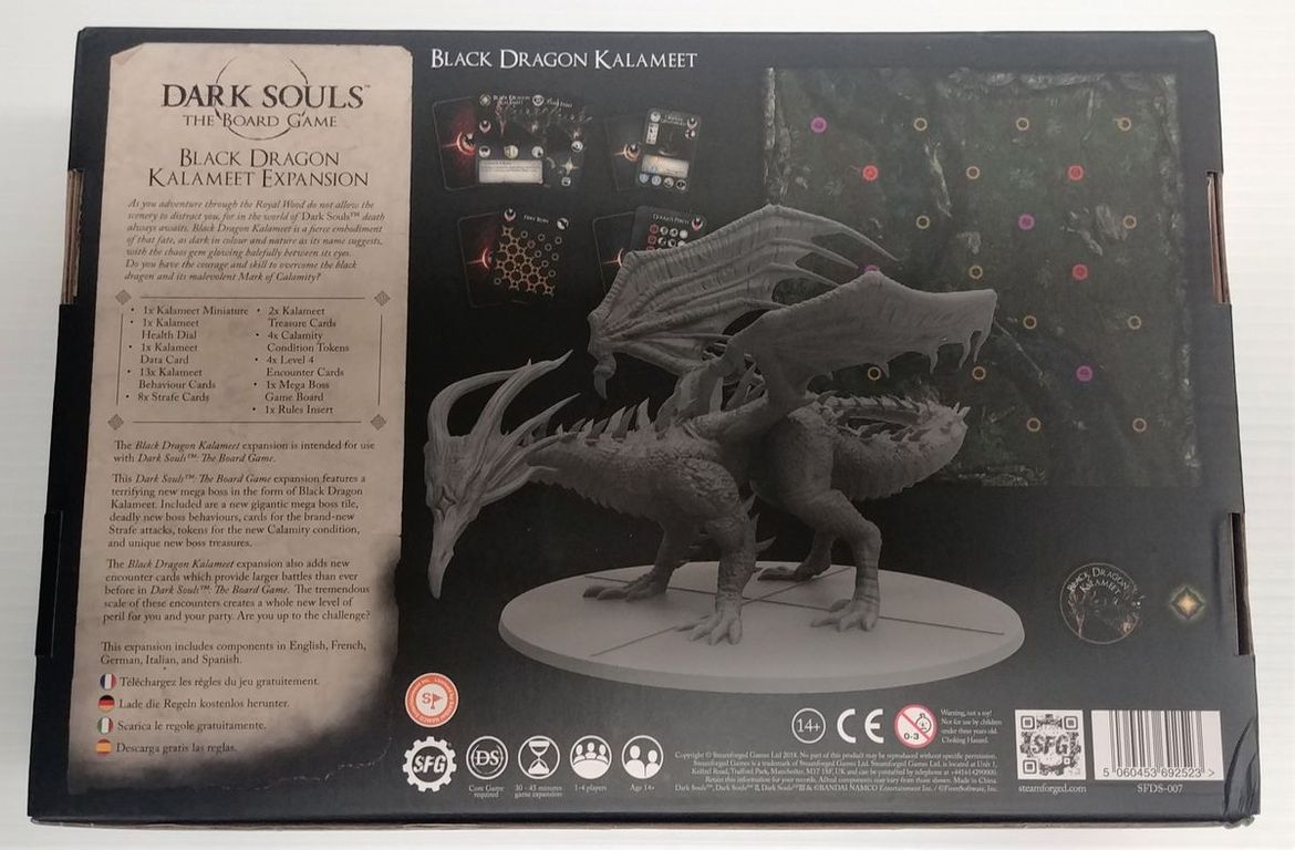 Dark Souls: The Board Game – Black Dragon Kalameet Boss Expansion torna a scatola