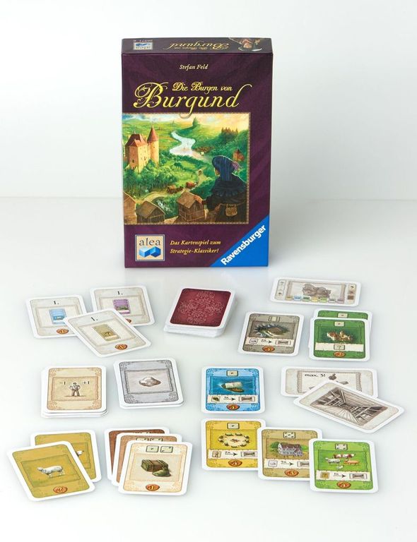 The Castles of Burgundy: The Card Game componenten