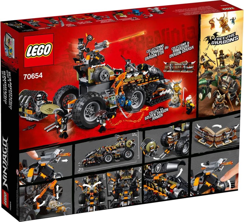 LEGO® Ninjago Dieselnauta parte posterior de la caja