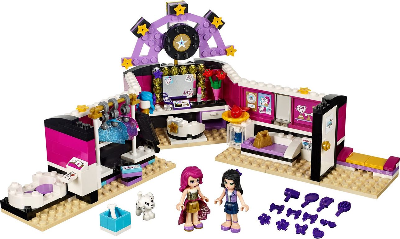 LEGO® Friends Pop Star Dressing Room components
