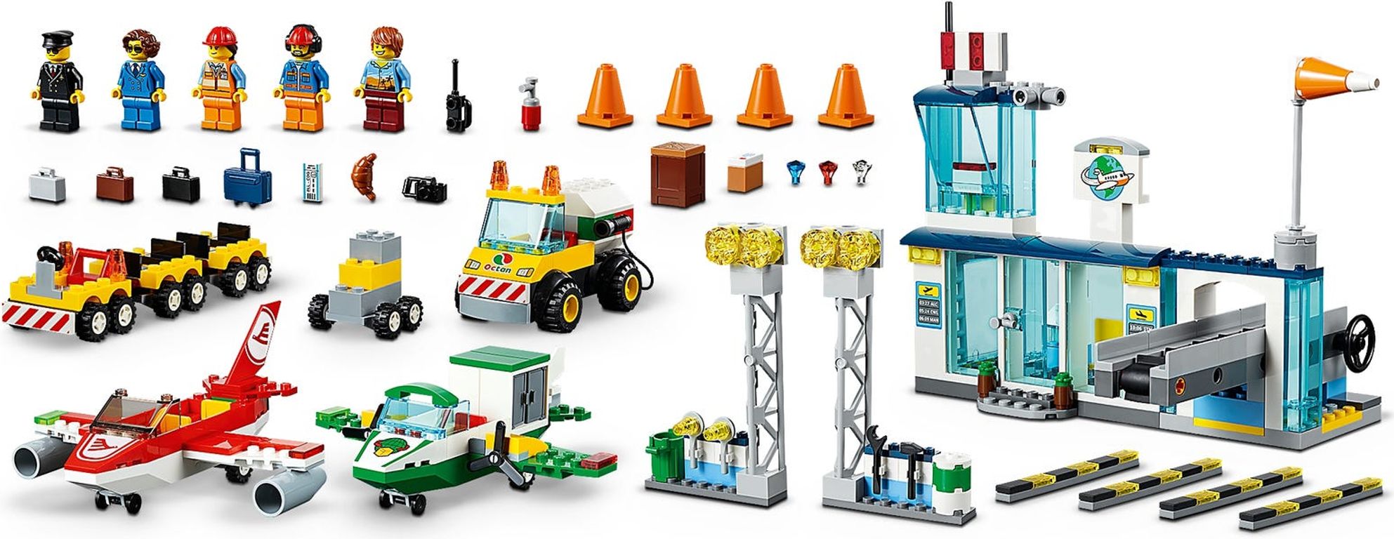 LEGO® Juniors City Central Airport components