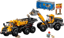 LEGO® City Dump Truck & Front End Loader components
