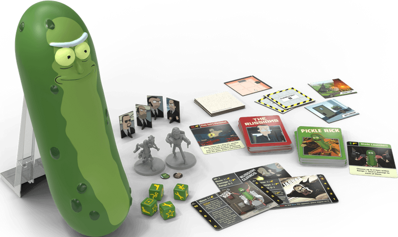 Rick and Morty: The Pickle Rick Game komponenten