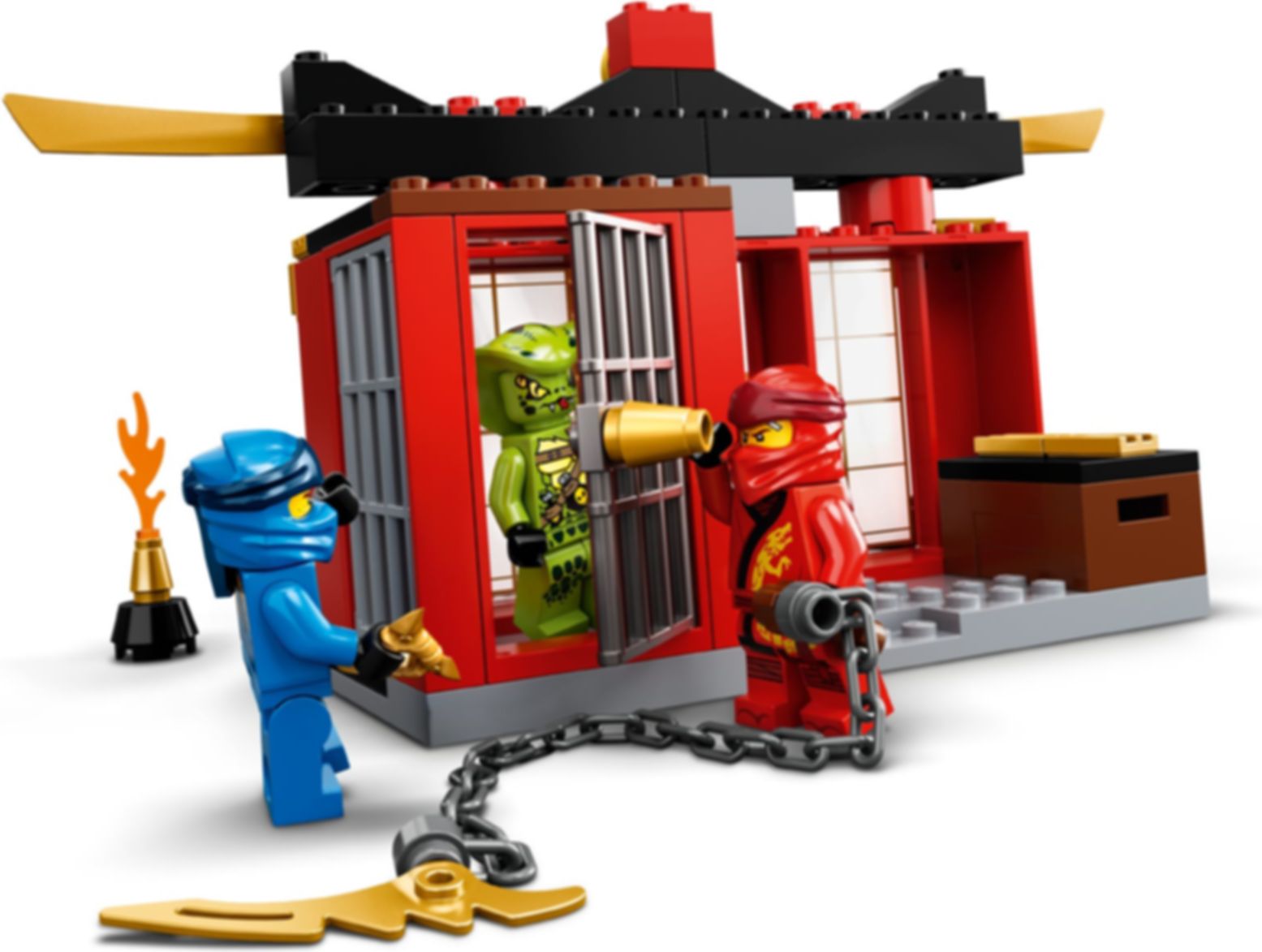 LEGO® Ninjago Batalla en el Caza Supersónico jugabilidad