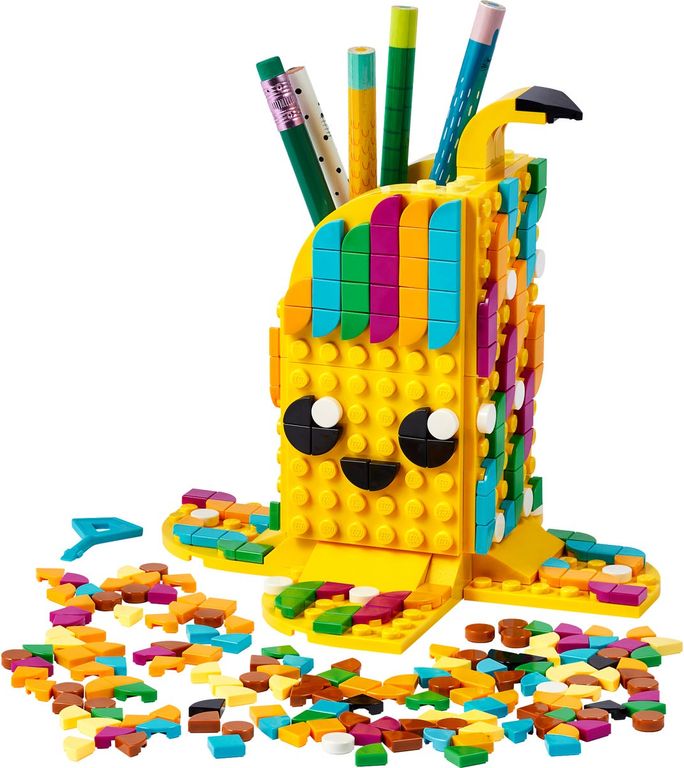LEGO® DOTS Cute Banana Pen Holder components