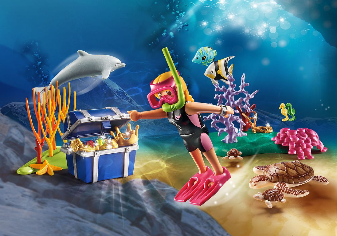 Playmobil® Family Fun Treasure Diver gameplay