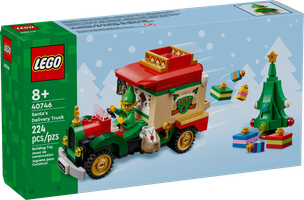 Bezorgtruck van de Kerstman