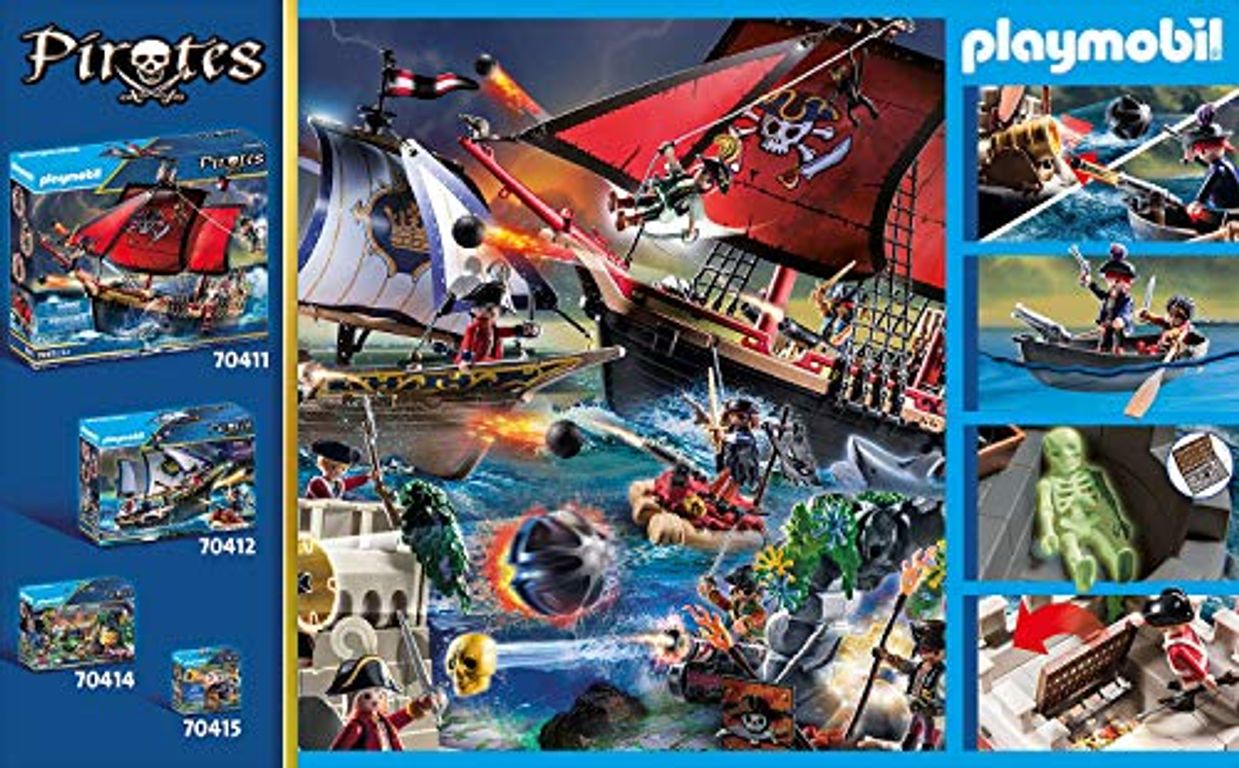 Playmobil® Pirates Redcoat Bastion back of the box