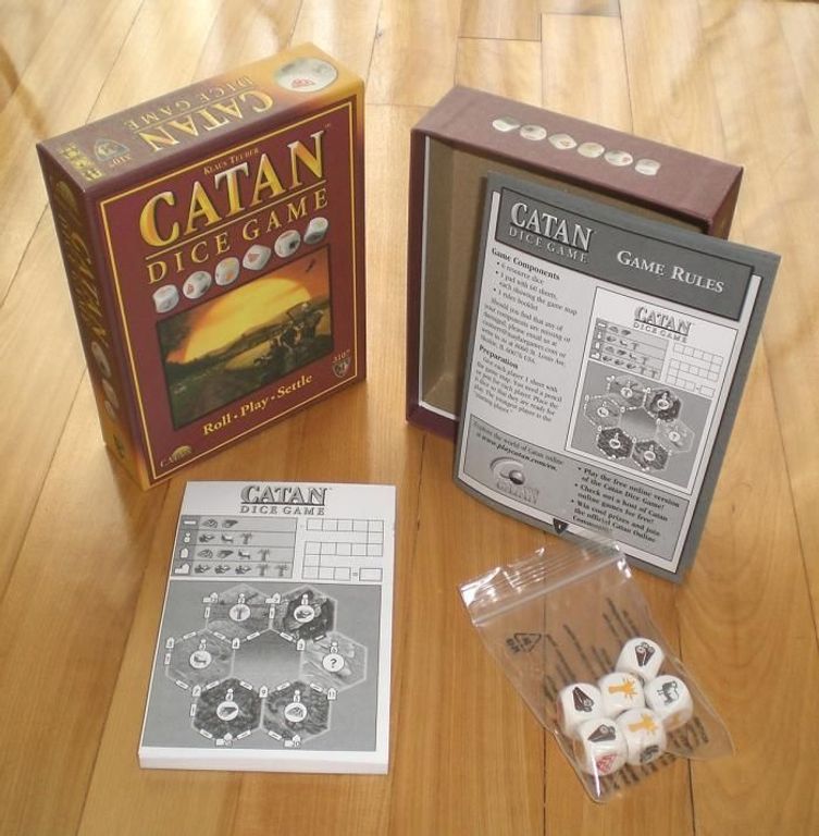 Catan Dice Game composants