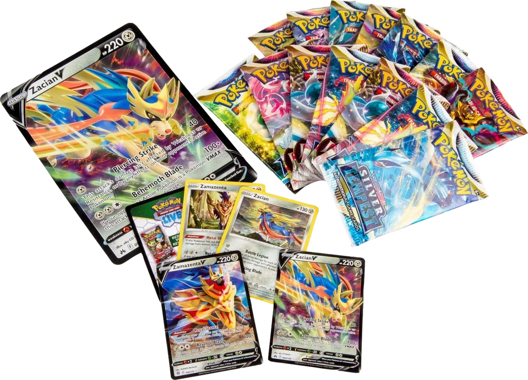 Pokémon TCG: Legendary Warriors Premium Collection composants