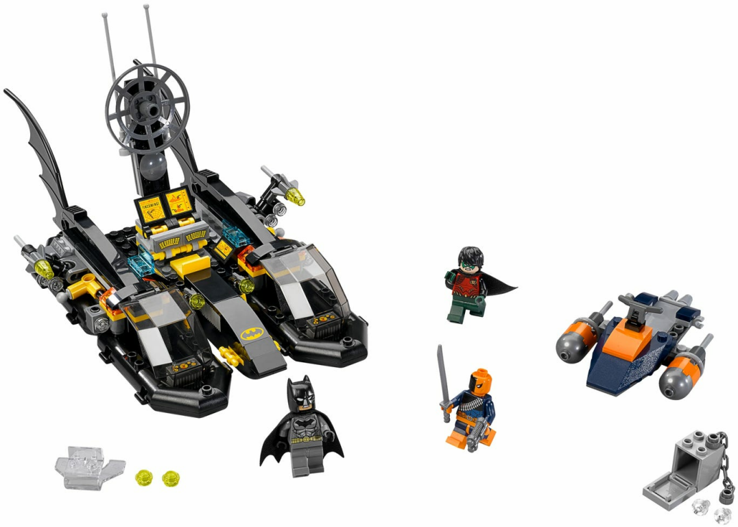 LEGO® DC Superheroes The Batboat Harbor Pursuit componenti