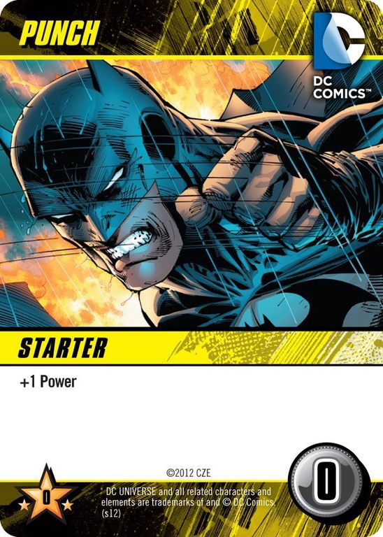 DC Comics Deck-Building Game Punch kaart