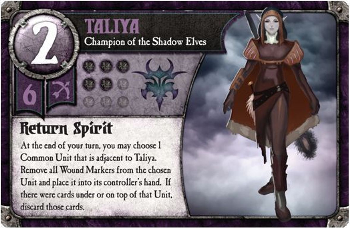 Summoner Wars: Taliya's Spirit cartes